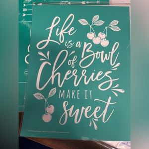 Chalk Couture Bowl of Cherries 8.5x11 July Club Exclusive Stencil